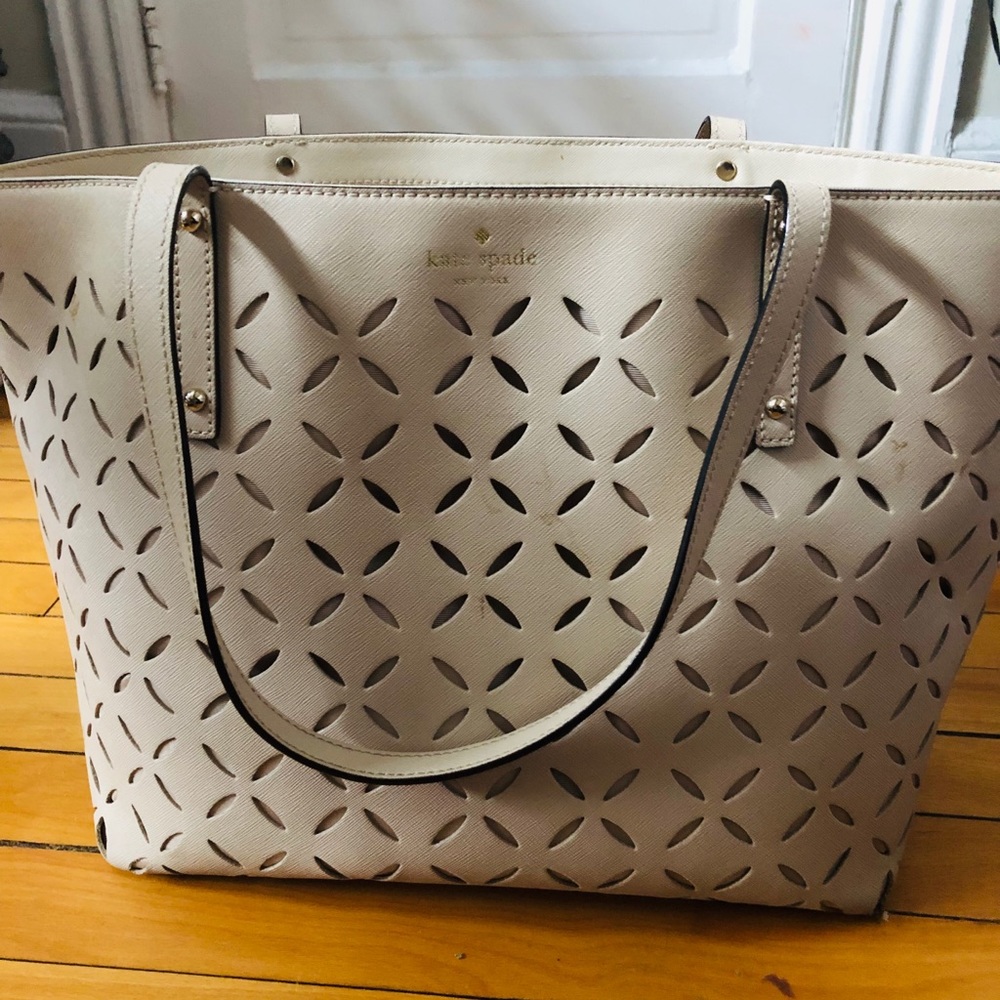 Beige Kate Spade Tote